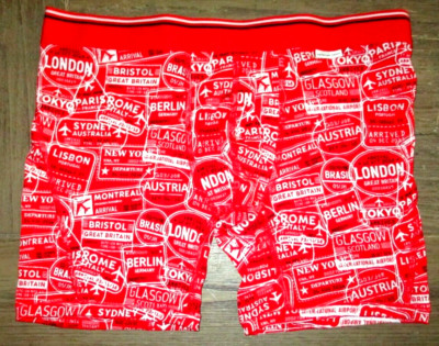 MENS AMERICAN EAGLE RED ULTRA SOFT BOXER BRIEF SIZE XL (40/42)