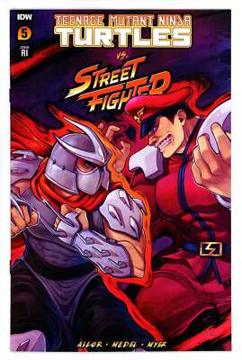 Teenage Mutant Ninja Turtles Vs. Street Fighter #5 IDW NM- (2023) 1:50 Variant B