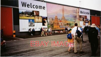 FOTO WILLKOMMEN IM CLYDE POSTER AN DER WAND DES KREUZFAHRTTERMINALS IN GREENOC