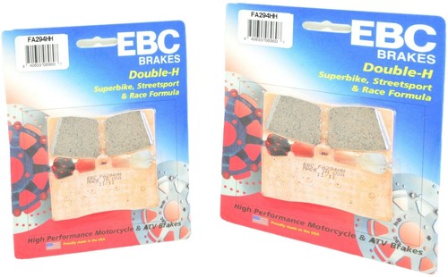 EBC Brakes FA294HH Scheibenbremsbelagsatz – Schwarz, Hochleistungs-Bremsbeläge