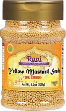 Rani Yellow Mustard Seeds Whole Spice 3.5oz (100g)