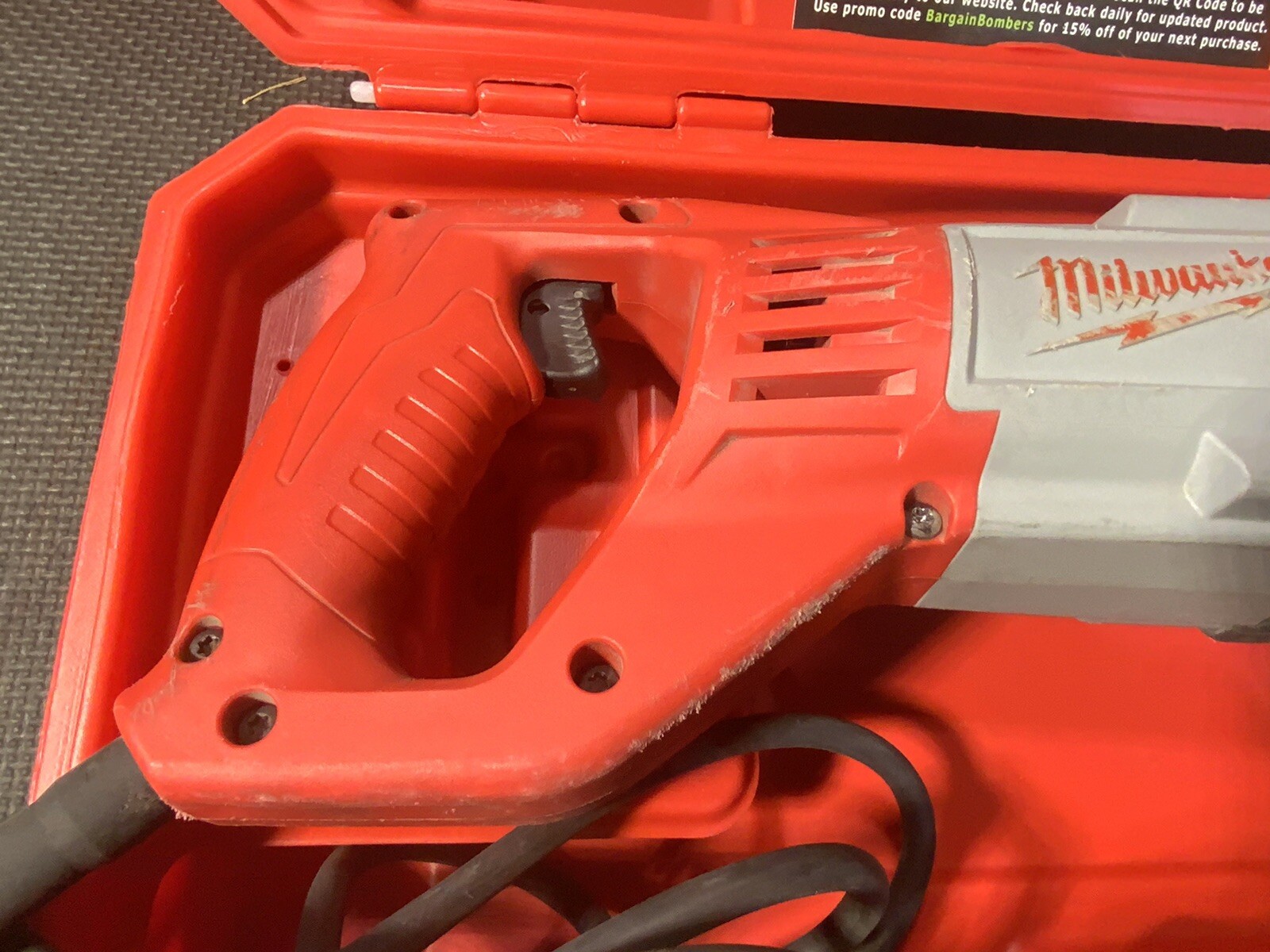 Milwaukee Sawzall Recip Saw Kit with case used lot 1577 45242195930 eBay