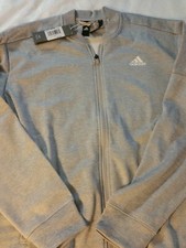 adidas Men's Athletics Team Issue Fleece Bomber, Large New with Tags. Has Tears