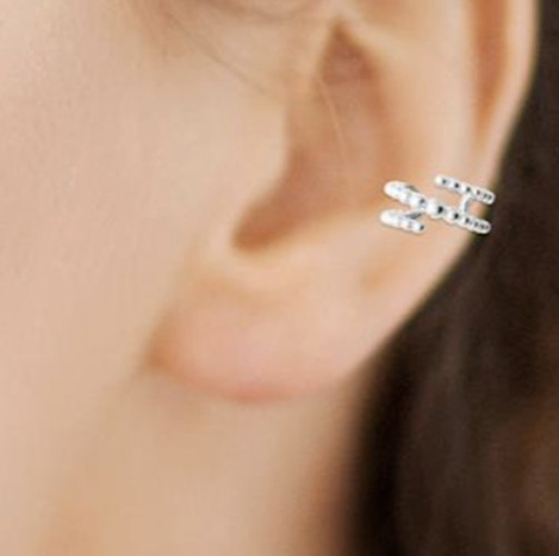 Bague d'oreille cartilage argent 925 anti-ternissure, l'élégance certifiée poinçonnée
