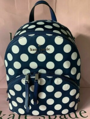 Kate Medium Karissa Seaside Nylon Backpack and Double Zip 