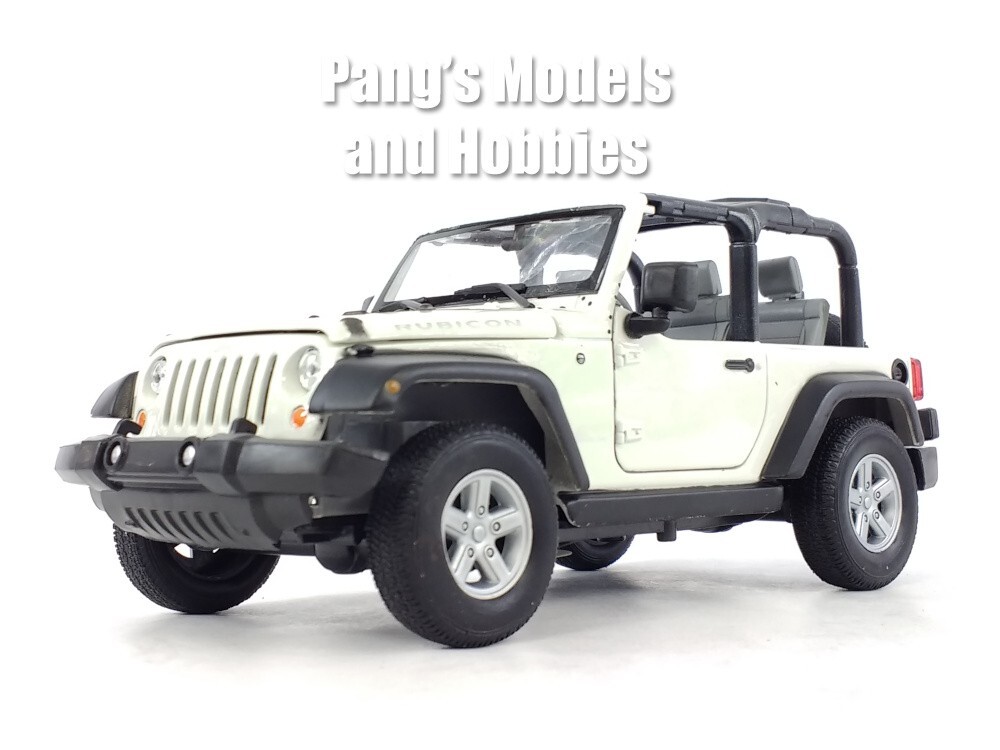 Jeep Wrangler Rubicon ミニカー 2007 Jeep Wrangler Rubicon Open Top 1/24 Scale Diecast Model