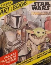 Crayola Art With Edge Star Wars The Mandalorian 28 Pages  1 Poster