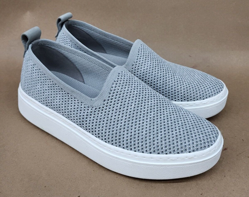 Eileen Fisher Gray Size 7 Womens sneakers Slip on Mesh Pep Platform Stretch