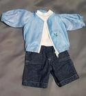 Vintage Cabbage Patch Kids Outfit: Jeans, T-shirt and Windbreaker