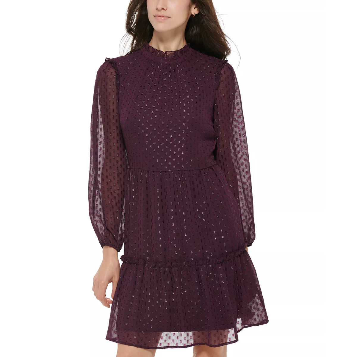 TOMMY HILFIGER Women's Glitter Dot Chiffon Fit & Flare Dress | 4 | eBay TOMMY HILFIGER Women's Glitter Dot Chiffon Fit & Flare Dress | 4 | eBay