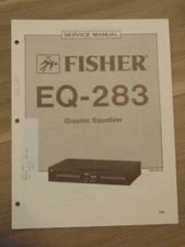 Fisher EQ-283 Service Manual Graphic Equalizer