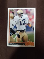 Ricky Watters 1991 Upper Deck Notre Dame Fighting Irish #9
