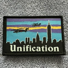 UNIFICATION 2x3 Embroidered Morale Patch Hook Backing Brand New