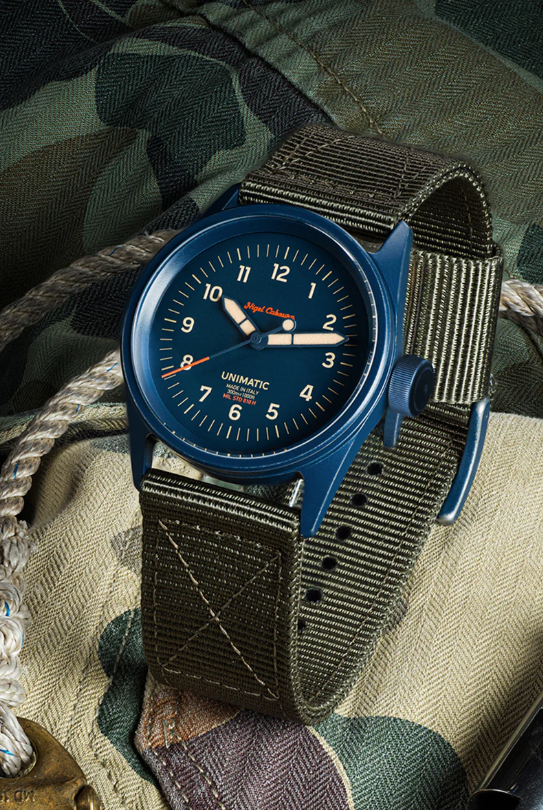 Nigel Cabourn x UNIMATIC The Armoury U5S-TANC-B Modello Cinque