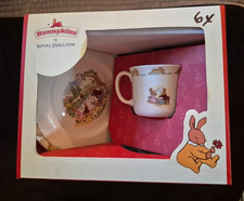Royal Doulton Bunnykins 3 Piece Child's Dish Set Fine Bone China England