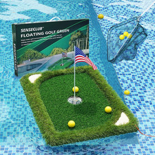 Foldable Chipping Net  Floating Green, Indoor Golf Practice Chipping Target, Ba