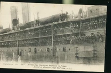 AMERICANS ARRIVAL IN GRANCE