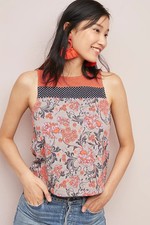 Meadow Rue by Anthropologie Poppy Jacquard Ta...