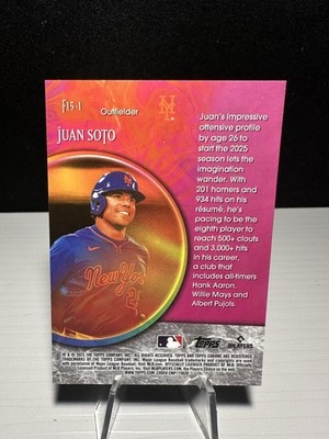 2025 Topps Chrome Update Fortune 15 F15-1 Juan Soto Mets | eBay