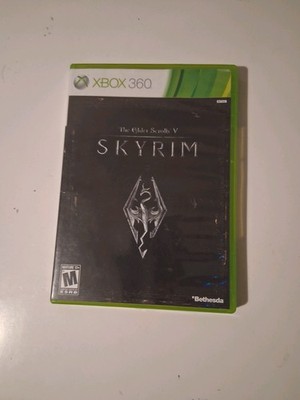 Xbox 360 The Elder Scrolls V Skyrim Complete w/ Map 