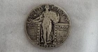 1928 D Standing Liberty Quarter in Very Good Condition