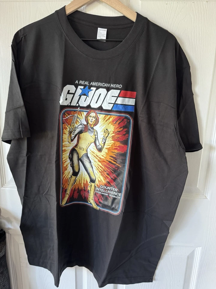 Camiseta GI JOE "SCARLETT" Inspirada Vintage Talla 3X Para Hombre Nueva  Foto 2 de 4