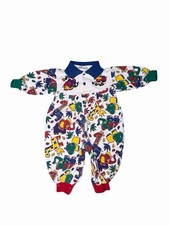 Oshkosh Baby B gosh Vintage Safari Animals 6/9 Month One Piece Colorblock