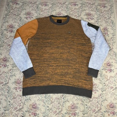 PME Legend Strick Sweatshirt Orange Größe XL PKW2209329-200-OR51662