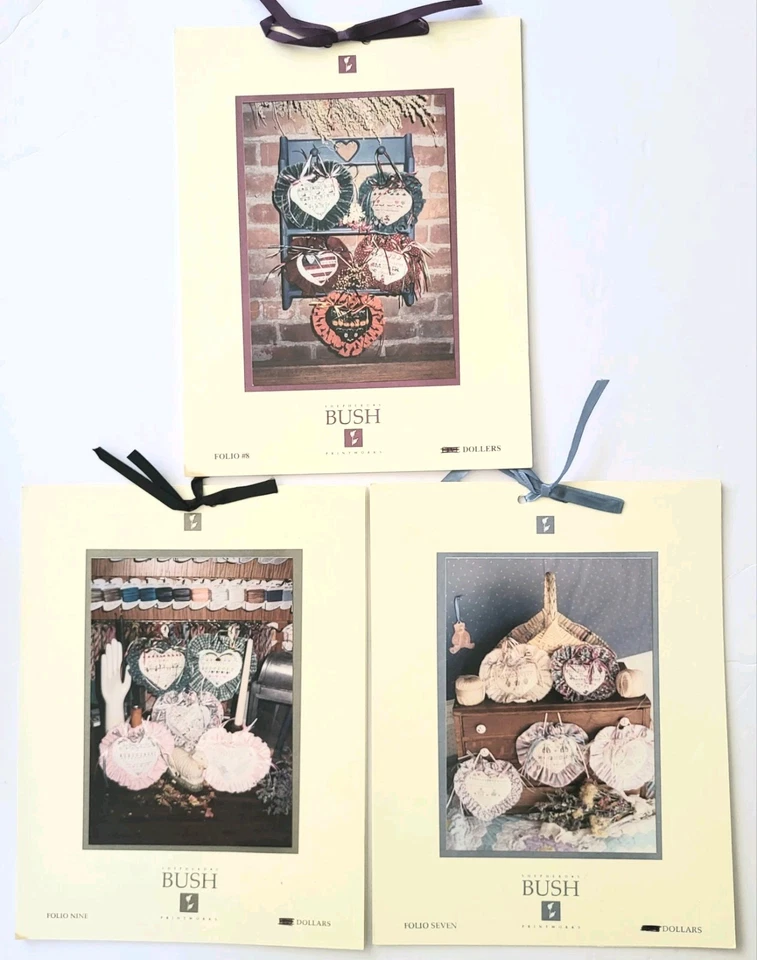 7 SHEPHERD'S BUSH FOLIO COUNTED CROSS STITCH PATTERNS DECORATIVE HANGING HEARTS - Image 4 of 4