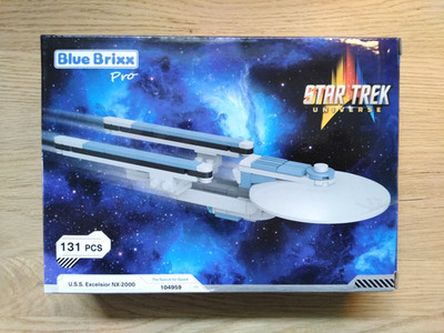 Bluebrixx 104959 U.S.S. Excelsior NX-2000  Minimodell  NEU+OVP