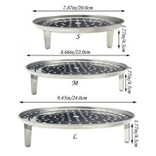 Stemer Rack Stainless Steel Round Stand For Grill Steam Food Pots Kitchen