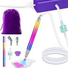 9PCS 5D Diamond Painting Pen Set Electric Vacuum Pen for DIY Art Accessories Kit