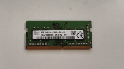 SK Hynix HMA81GS6JJR8N-VK 8GB, PC4-2666V, DDR4-21300, Laptop RAM, SODIMM