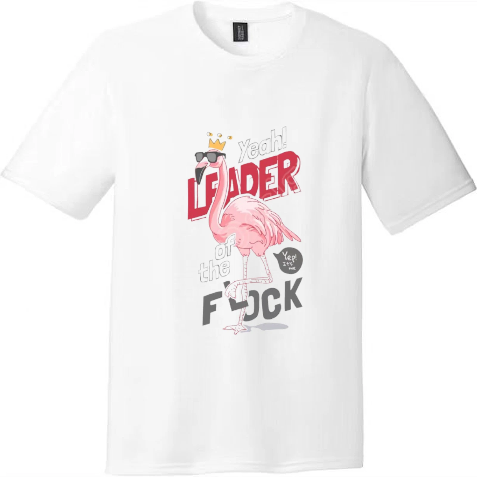 Leader of the Flock Flamingo Graphic Unisex Tee