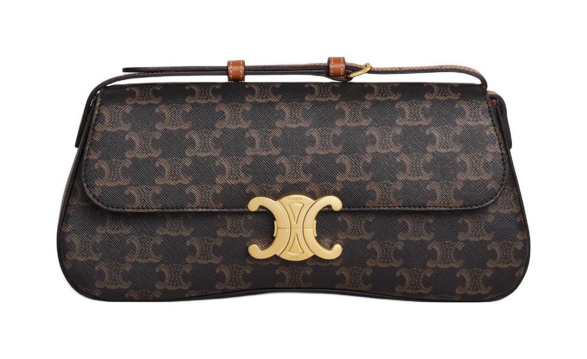 CELINE LOLA TRIOMPHE Shoulde Crossbody Handbag Medium Women's 11x2