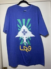 EUC LRG Brand Blue Active T Shirt Mens Size XLT Tall