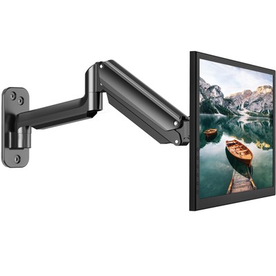 Single Monitor Wall Mount 13-32'' Adjustable Arm, 17.6lbs, VESA 75x75/100x100
