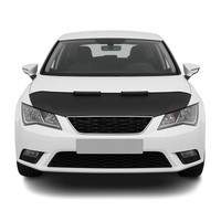 Haubenbra Steinschlagschutz Bonnet Bra FüR Seat Leon 2012-2020 Schwarz Halb