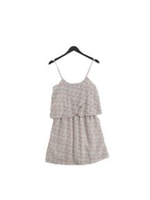 Mango A-Line Midi Dress M in White