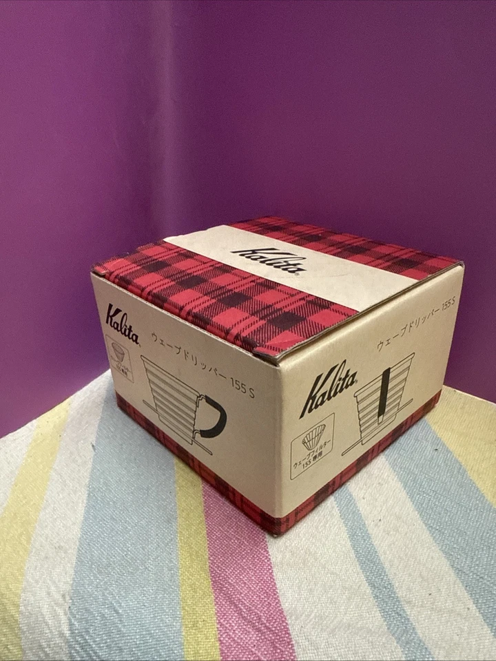 Goteador de café de acero inoxidable Kalita Wave 155 nuevo en caja verter sobre la cafetera Foto 3 de 4