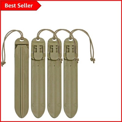 Kompakte MOLLE Sticks 4er Pack - Hochfestes Acetal für ultimative Ausrüstung Sicherheit