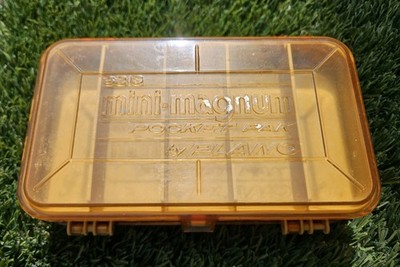 Vintage 3213 Mini-Magnum Pocket Pak by Plano Mini Bait & Tackle Utility Box 