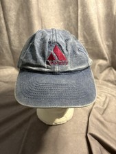 Arnett denim dad hat adjustable blue washed baseball cap vintage style
