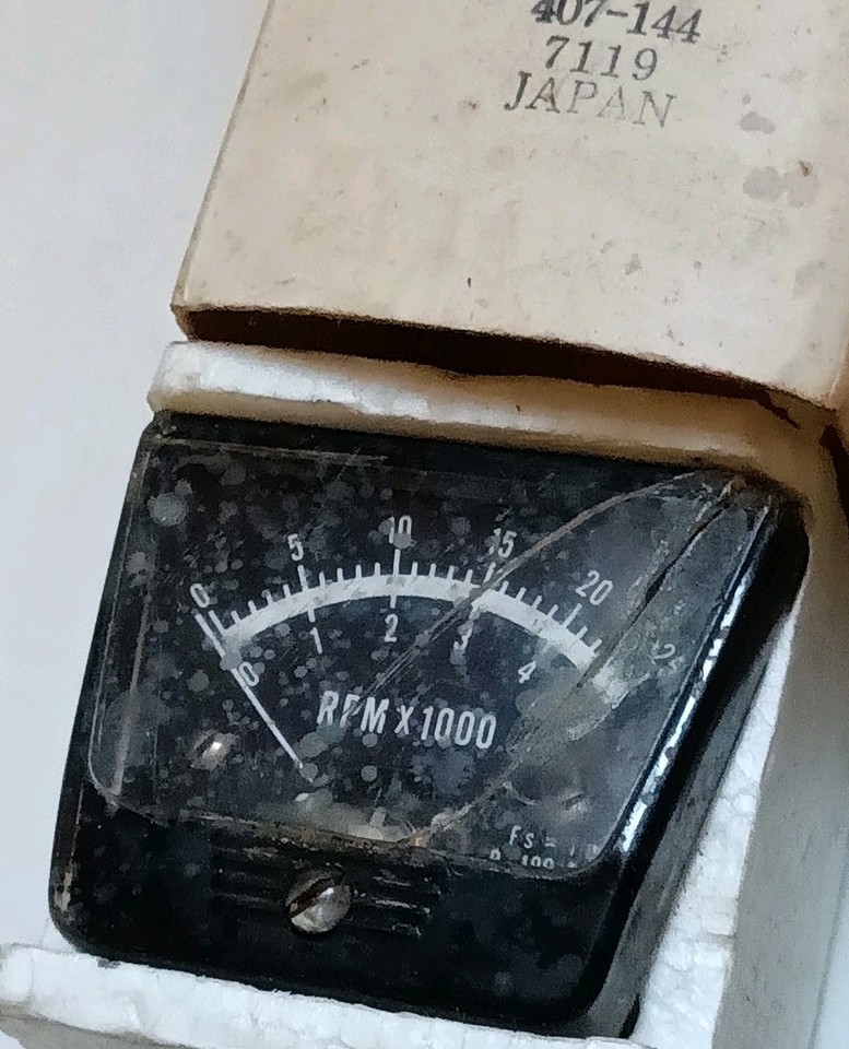 Vintage RC Panel Meters- Simpson & LaFayette, DC Volt, Amps, RPM ...