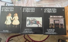 Lot De Trois Livres Antiquités Et Objets D’arts 