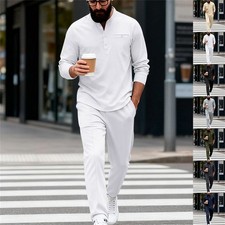 Mens Sweatsuits 2 Piece Sport Tracksuit Jogger Sweat Suits Jogging Outfits