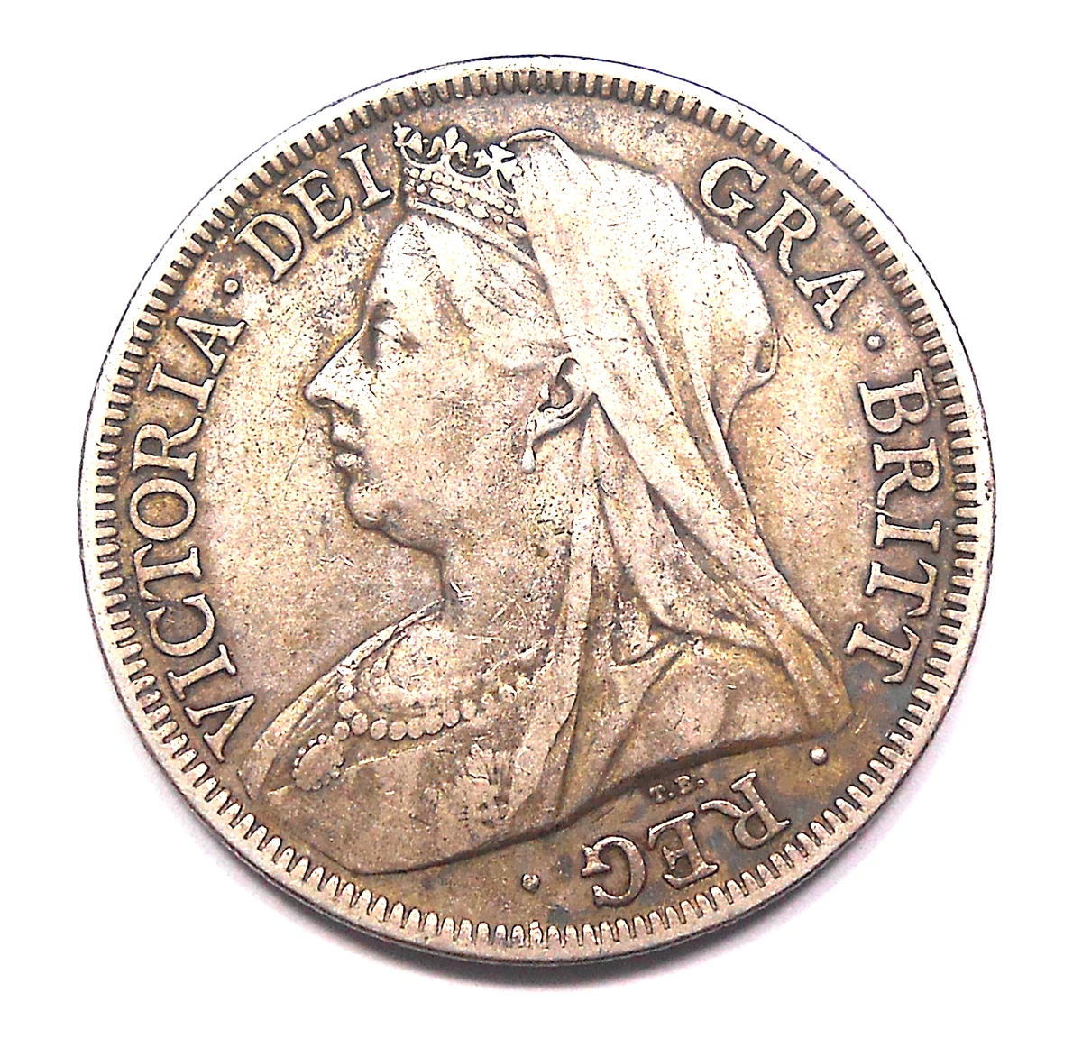 1900 年英国半克朗硬币| eBay