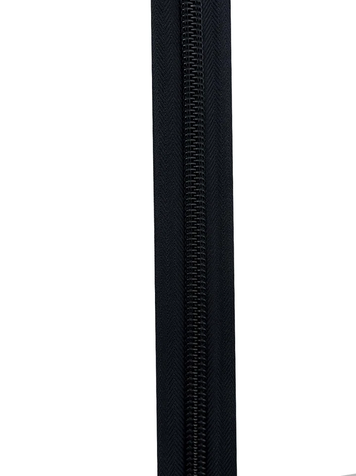 YKK Black Number 10 CF Chain Coil Zipper P19 (One Metre) - Image 2 of 3