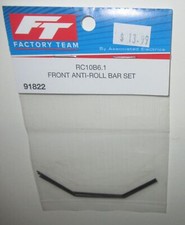 Team Associated Factory Team RC10B6.1 Front Anti-Roll Bar Set 91822 NIP