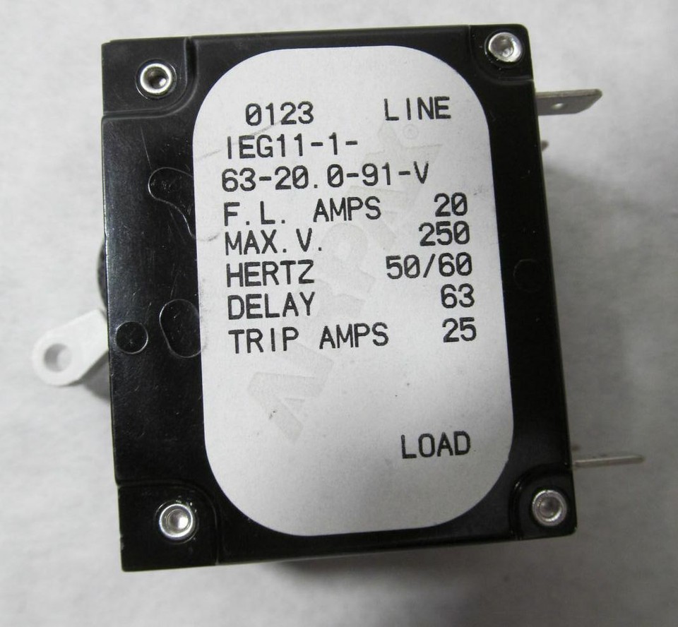 IEG6 1 62 7.50 01 V Sensata Airpax | Interruttori automatici IEG6 1 62 7.50 01 V Sensata Airpax | Interruttori automatici